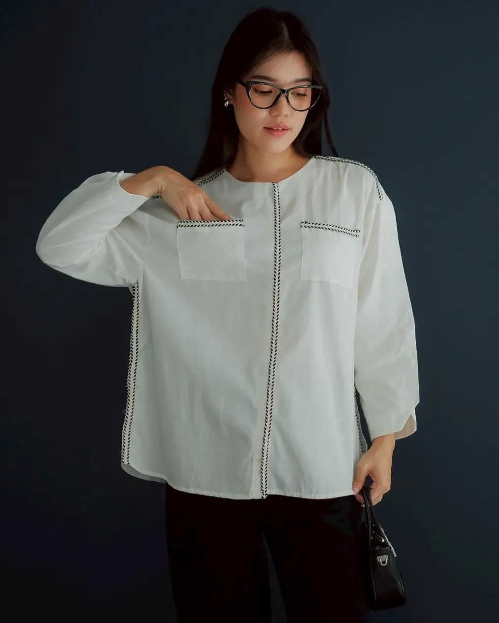 Lupita Shirt Kode 3282 Broken White - Image 2