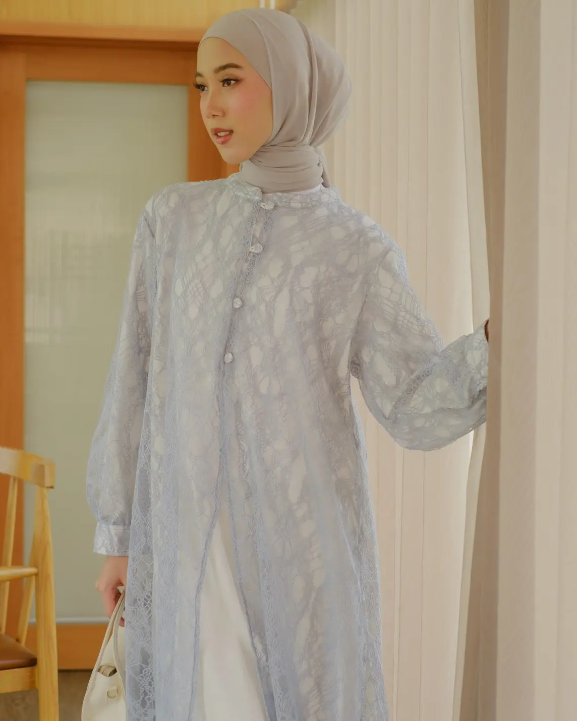 Adinia Maxi Dress Blue - Image 2