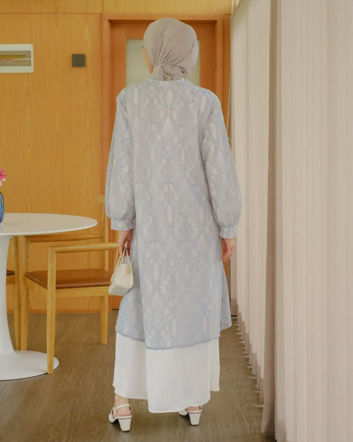 Adinia Maxi Dress Blue - Image 3