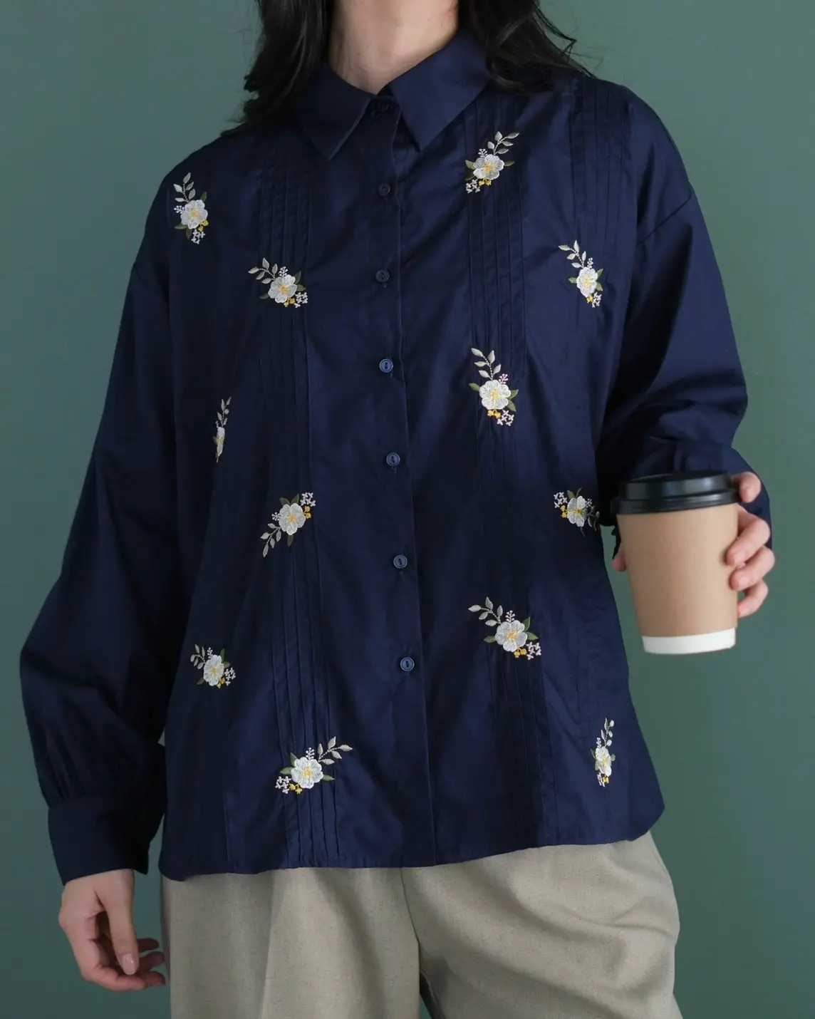 Agashe Shirt Kode 20312 Navy - Image 2