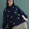 Agashe Shirt Kode 20312 Navy - Image 3