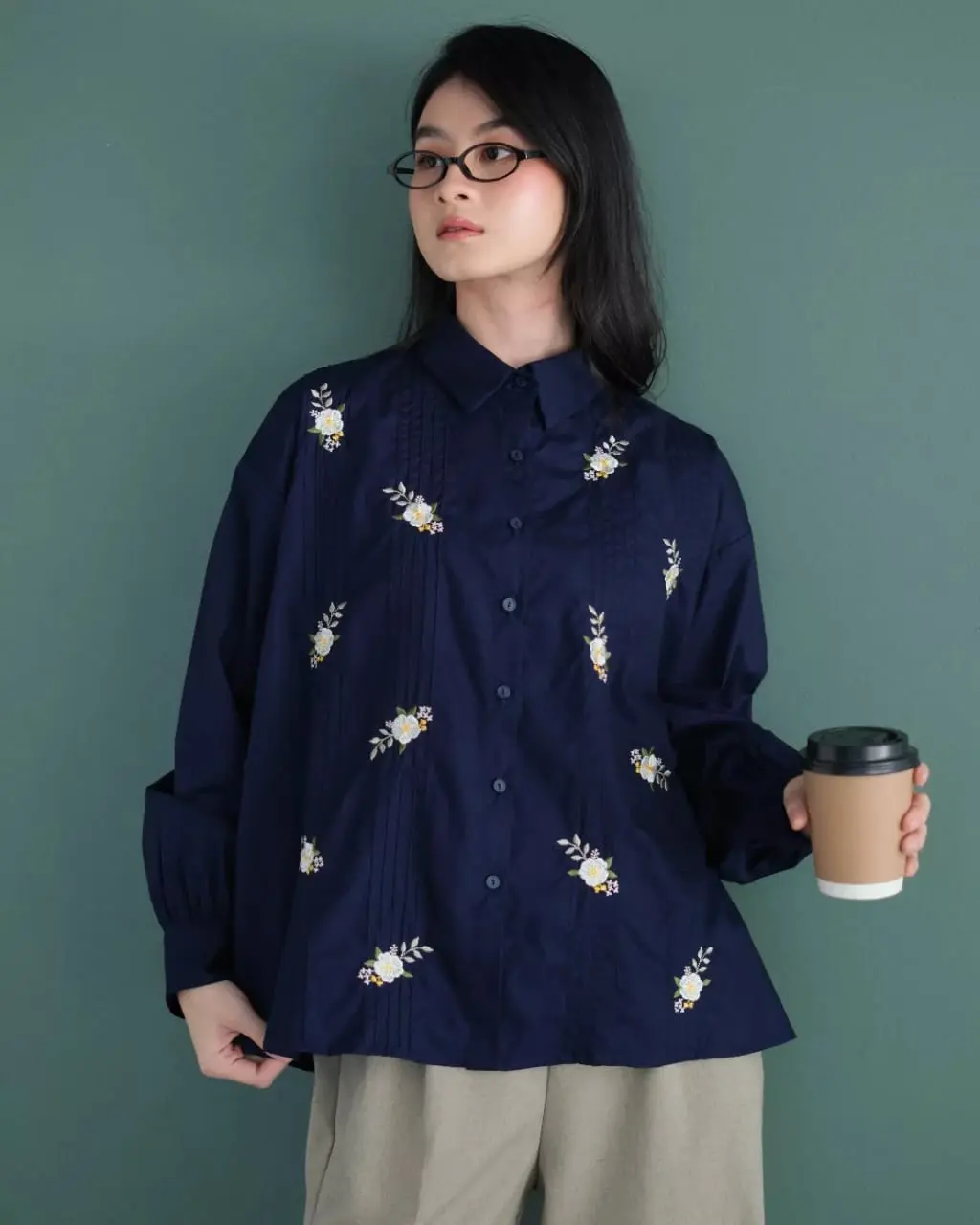Agashe Shirt Kode 20312 Navy