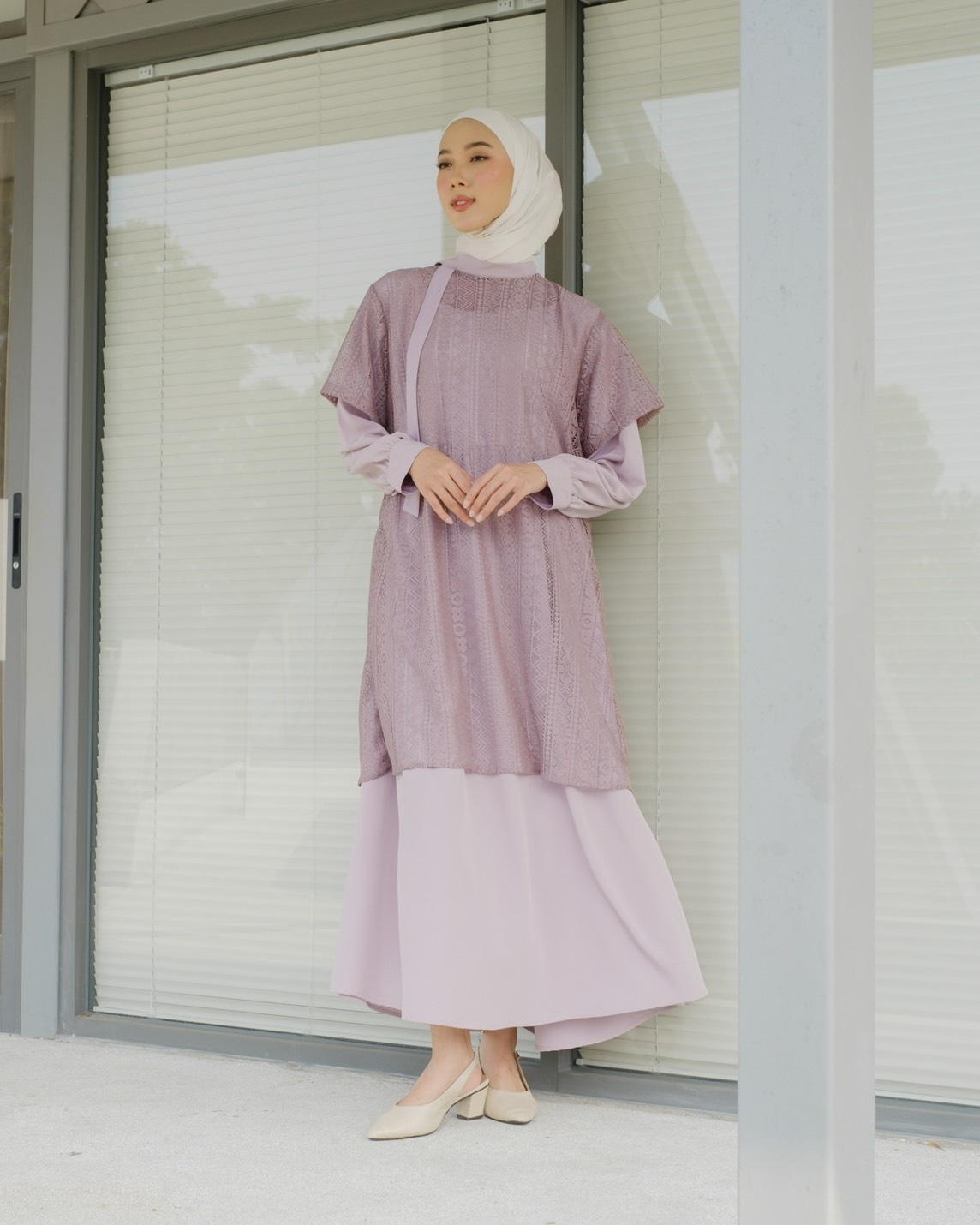 Amera Maxi Dress Mauve