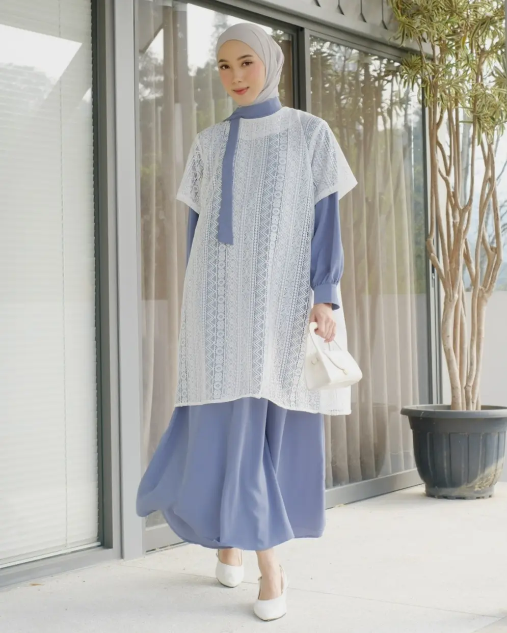 Amera Maxi Dress Broken White