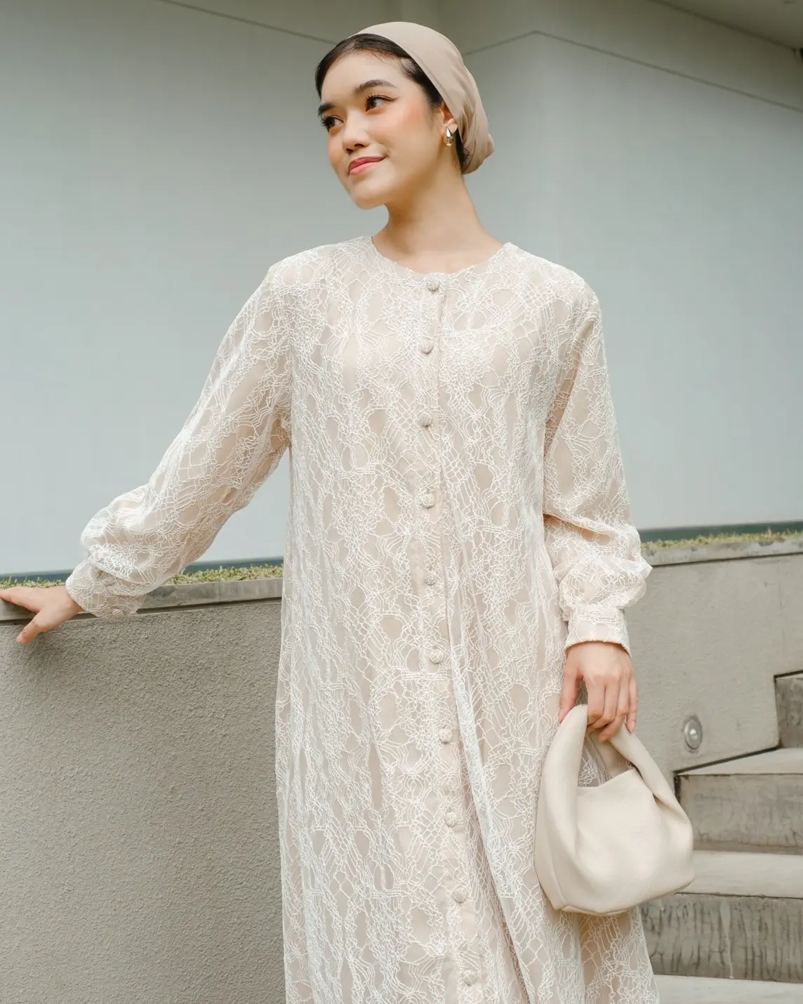 Arabella Maxi Dress Broken White - Image 2