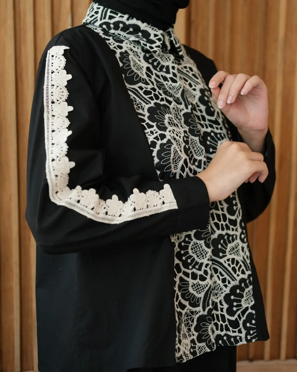 Basnah Shirt Kode 20319 Black - Image 2
