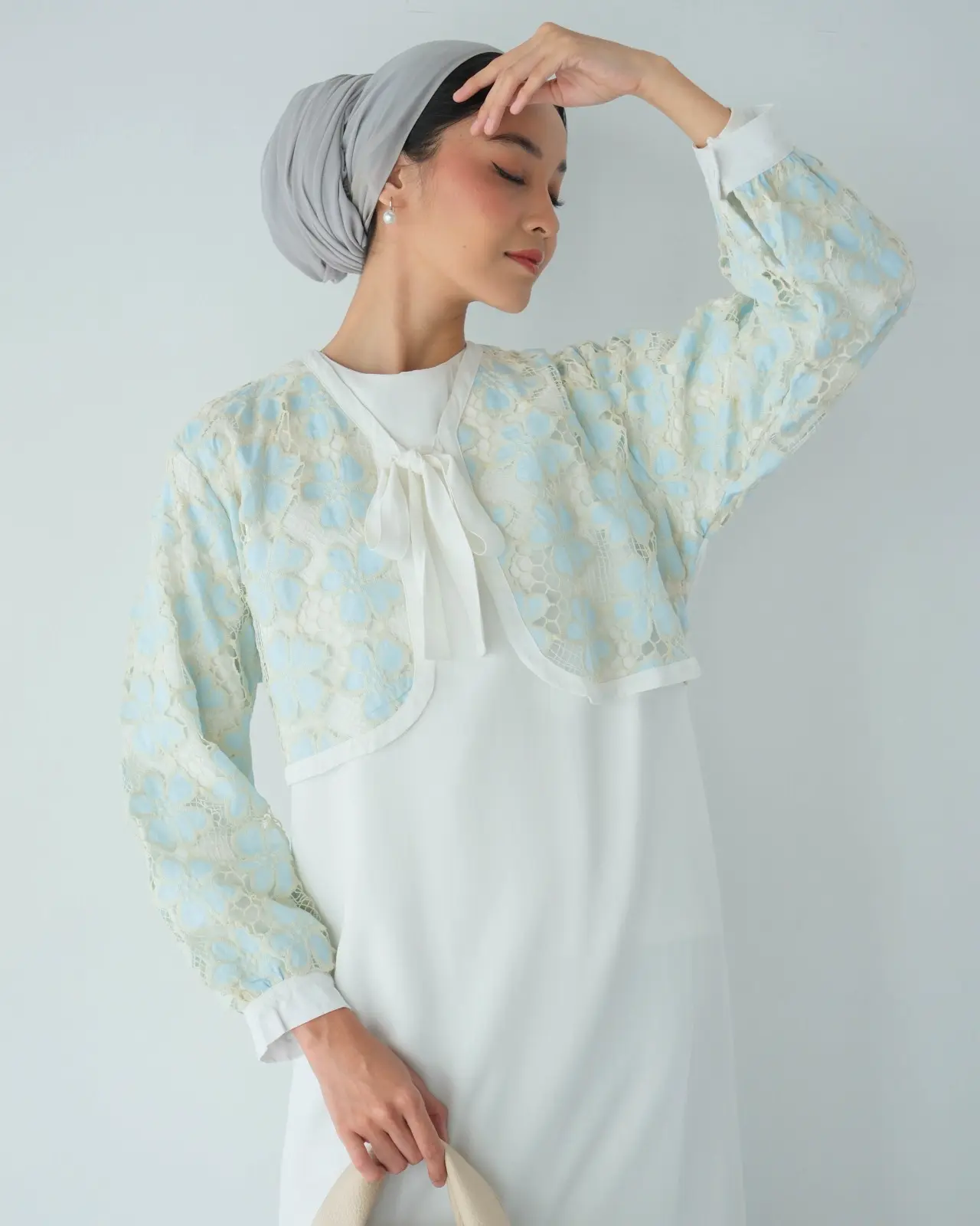 Catelya Maxi Dress Blue - Image 2