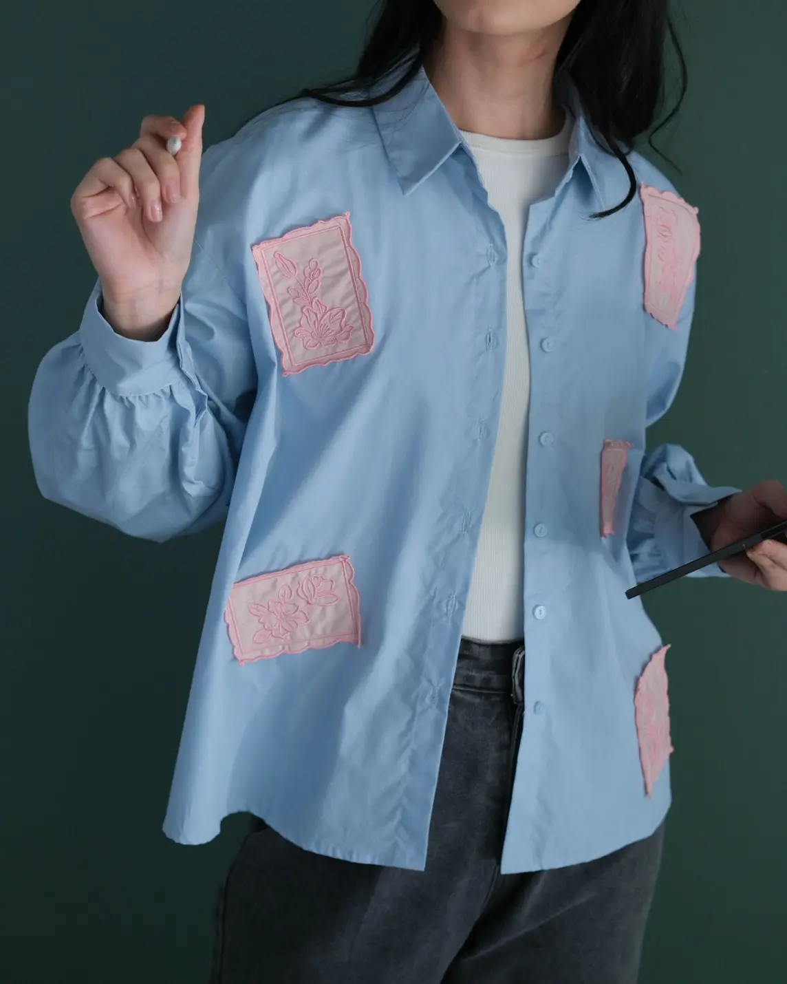 Deani Shirt Kode 20311 Blue - Image 2
