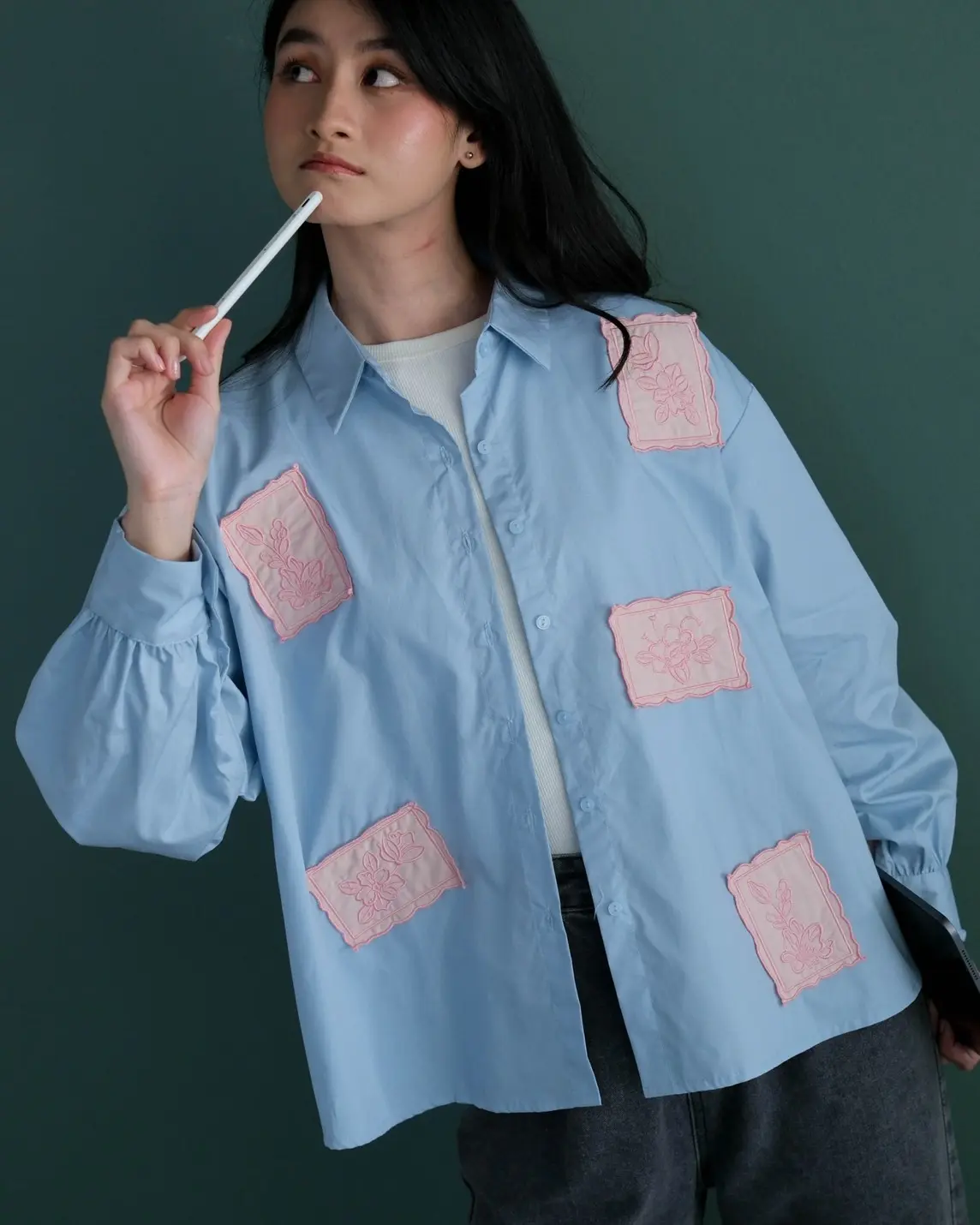 Deani Shirt Kode 20311 Blue