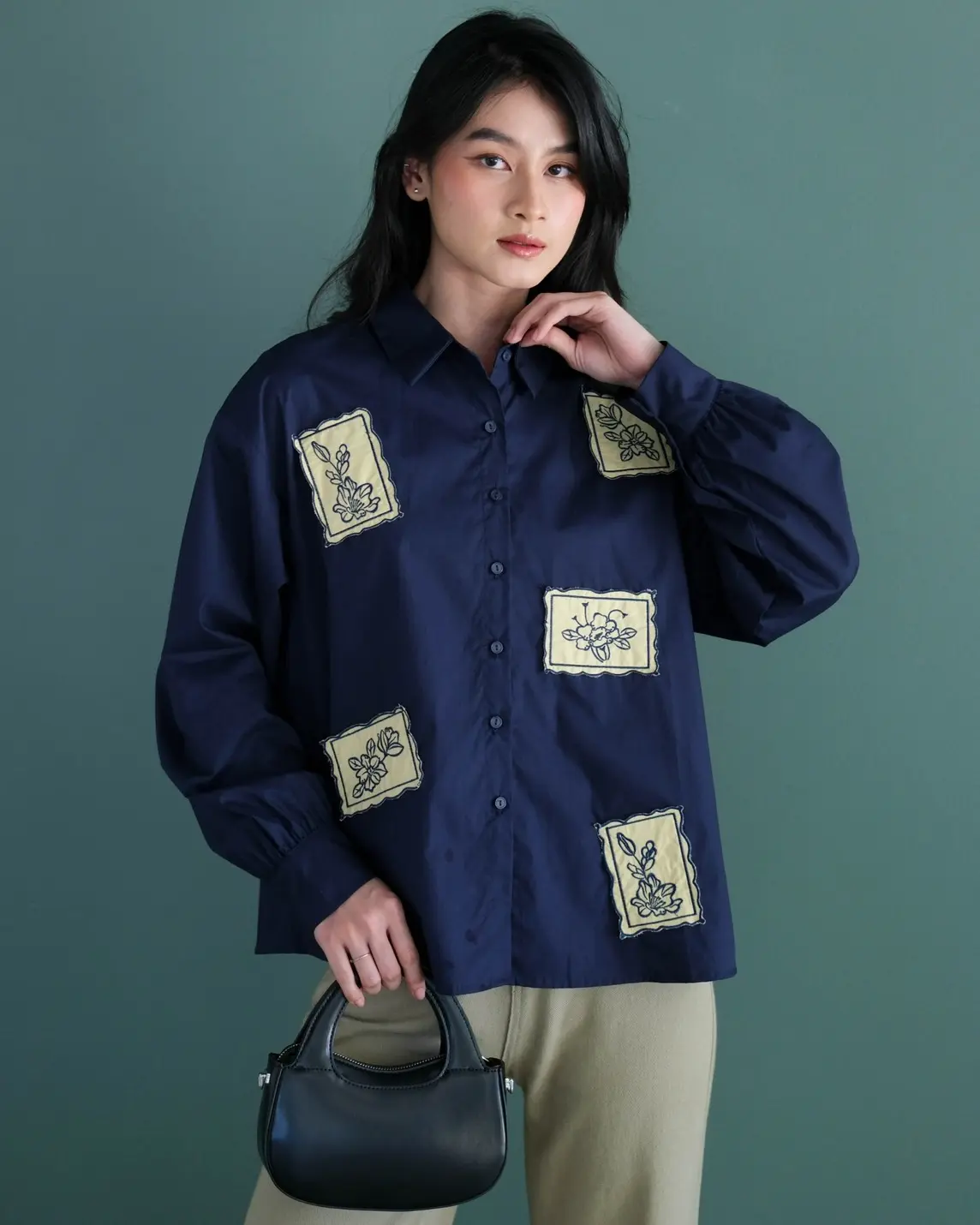 Deani Shirt Kode 20311 Navy