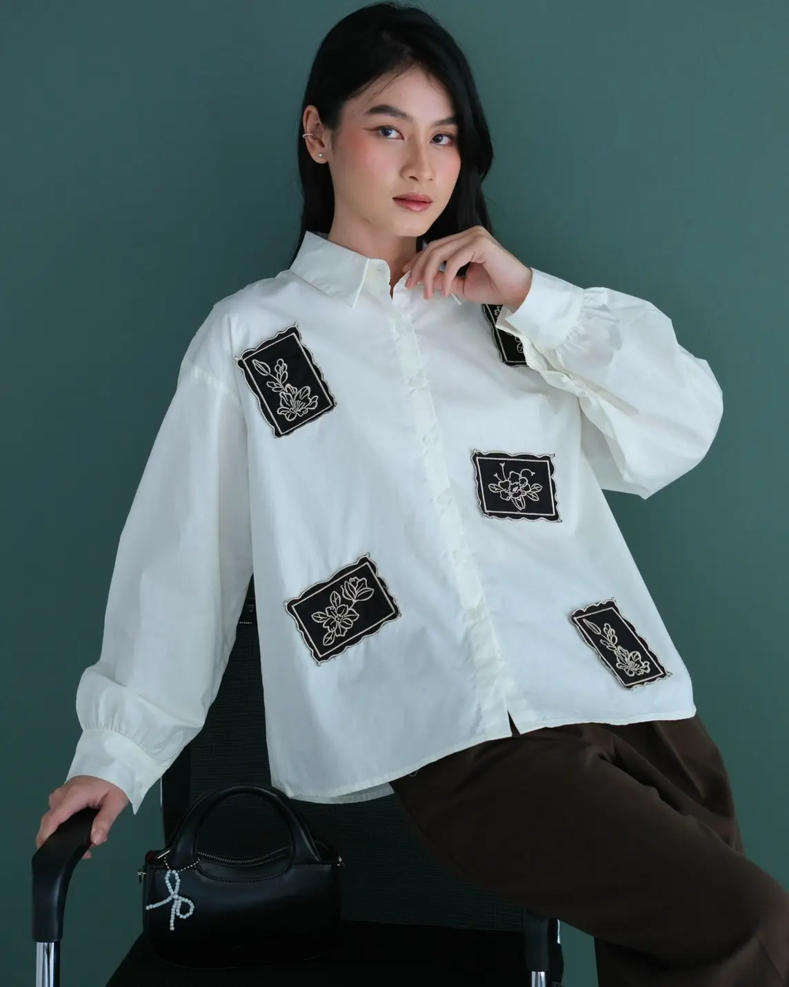 Deani Shirt Kode 20311 Broken White - Image 3