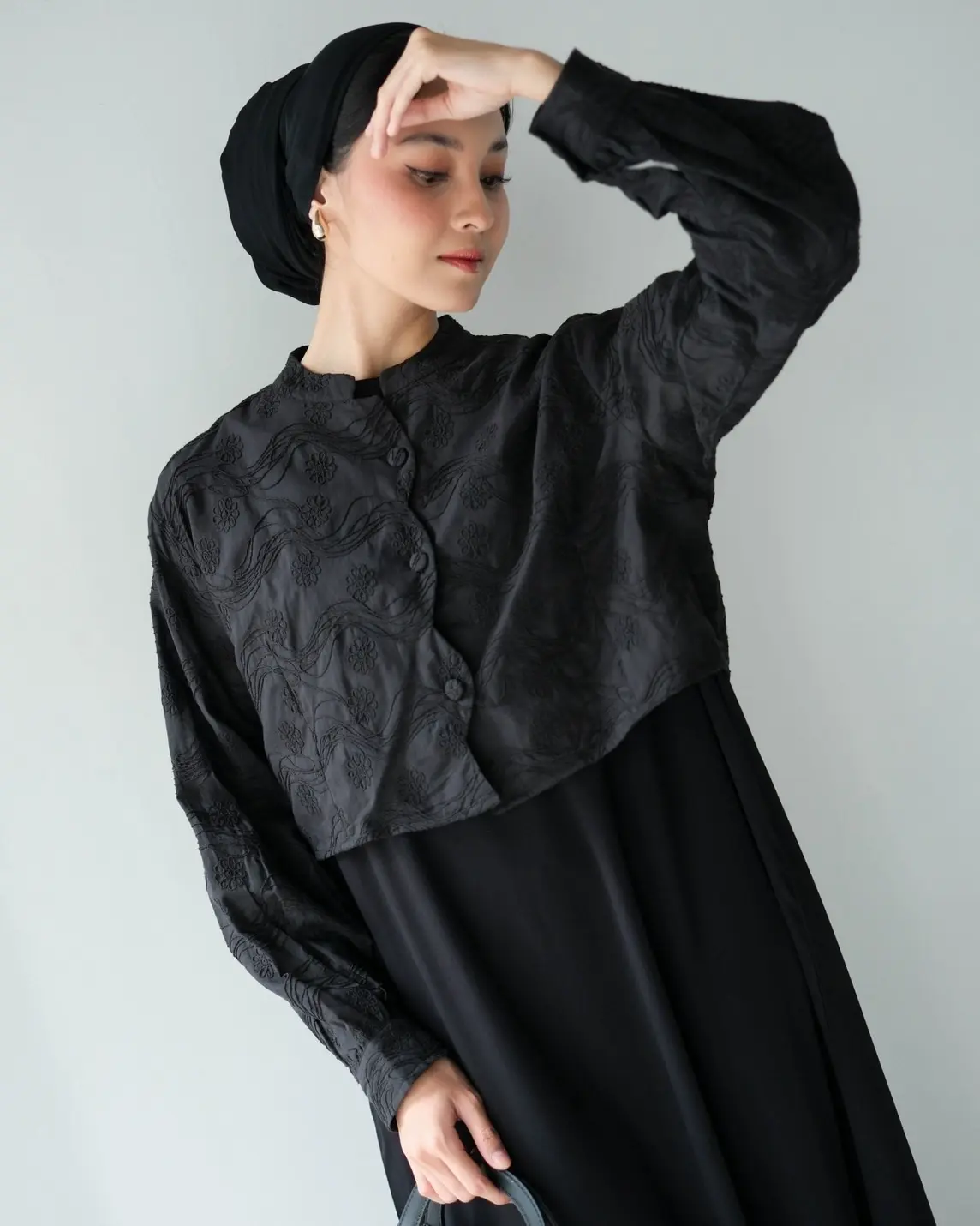Griselda Maxi Dress Black - Image 2