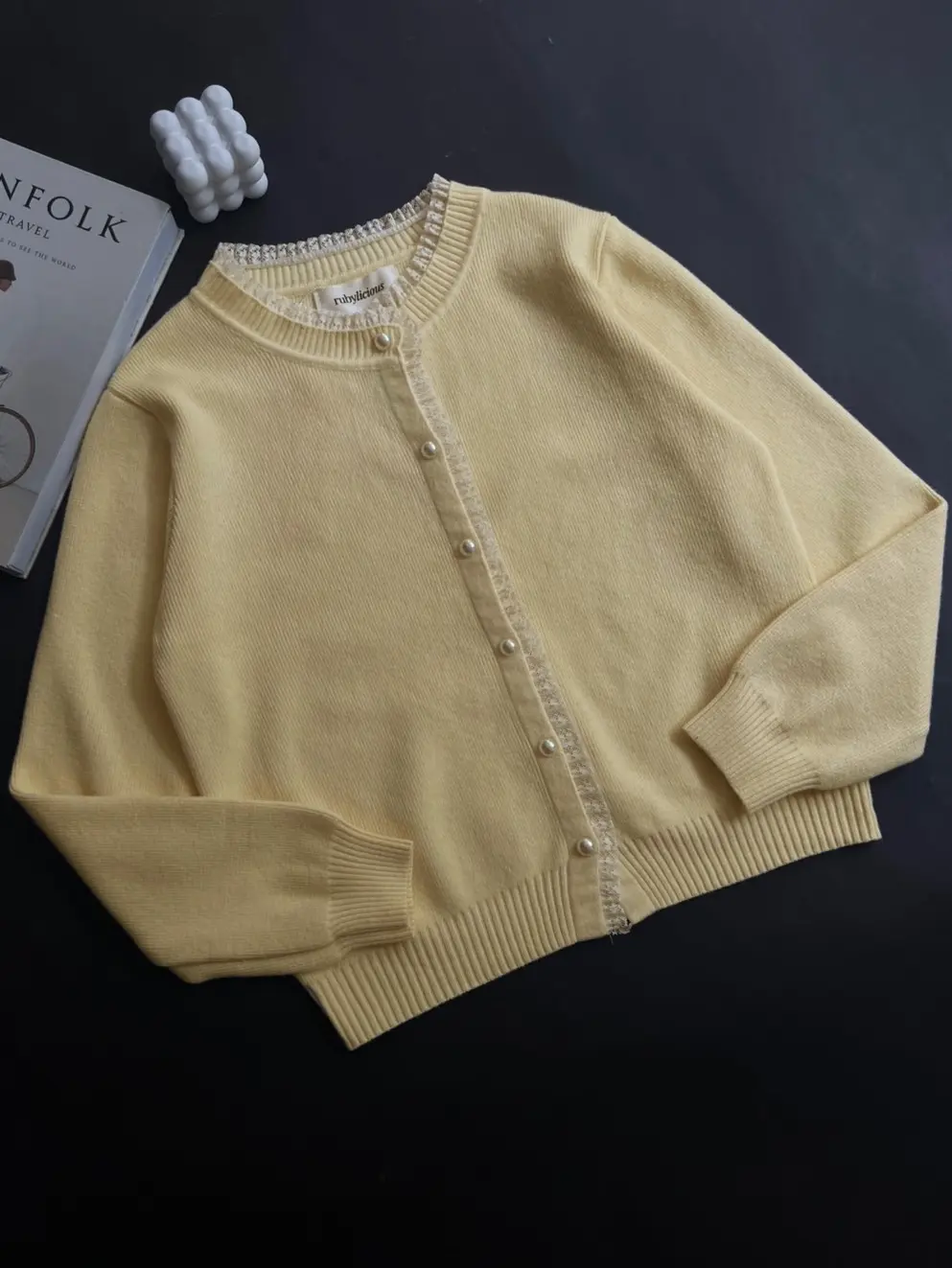 Iqala Cardi Kode 349E Yellow