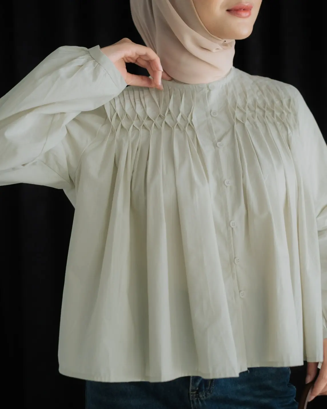 Iritha Shirt Kode 355E Light Sage - Image 2