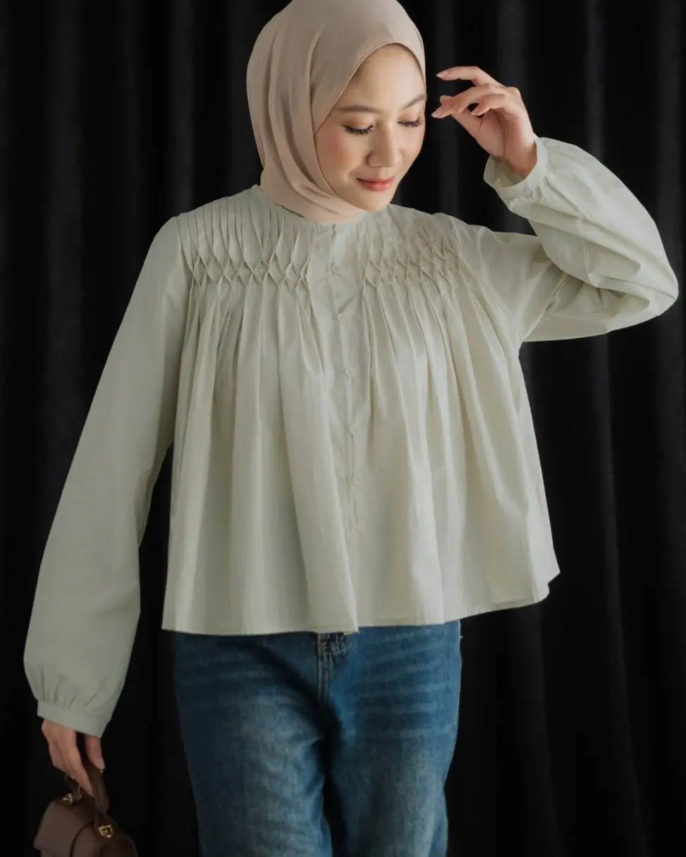 Iritha Shirt Kode 355E Light Sage