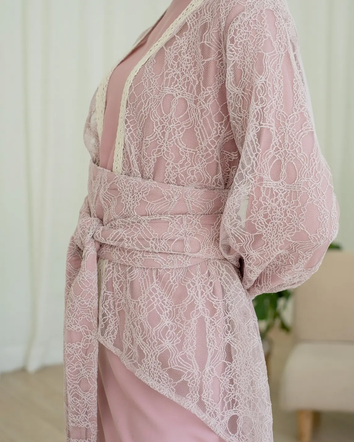 KAYLENA MAXI DRESS DUSTY PINK - Image 2