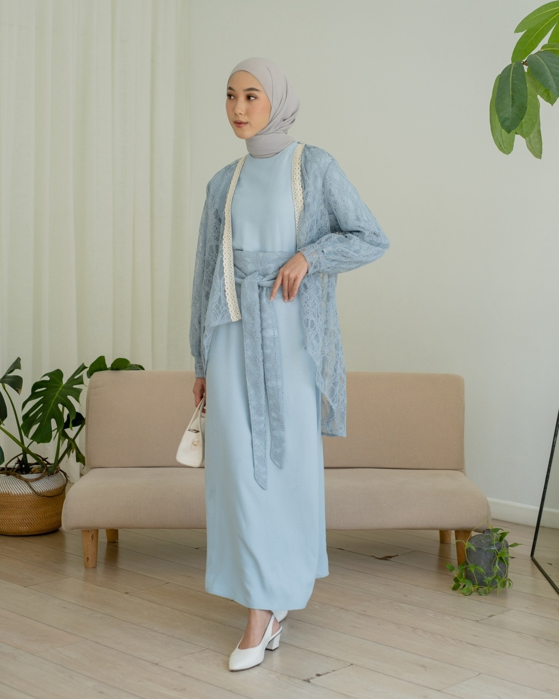 KAYLENA MAXI DRESS BLUE - Image 2