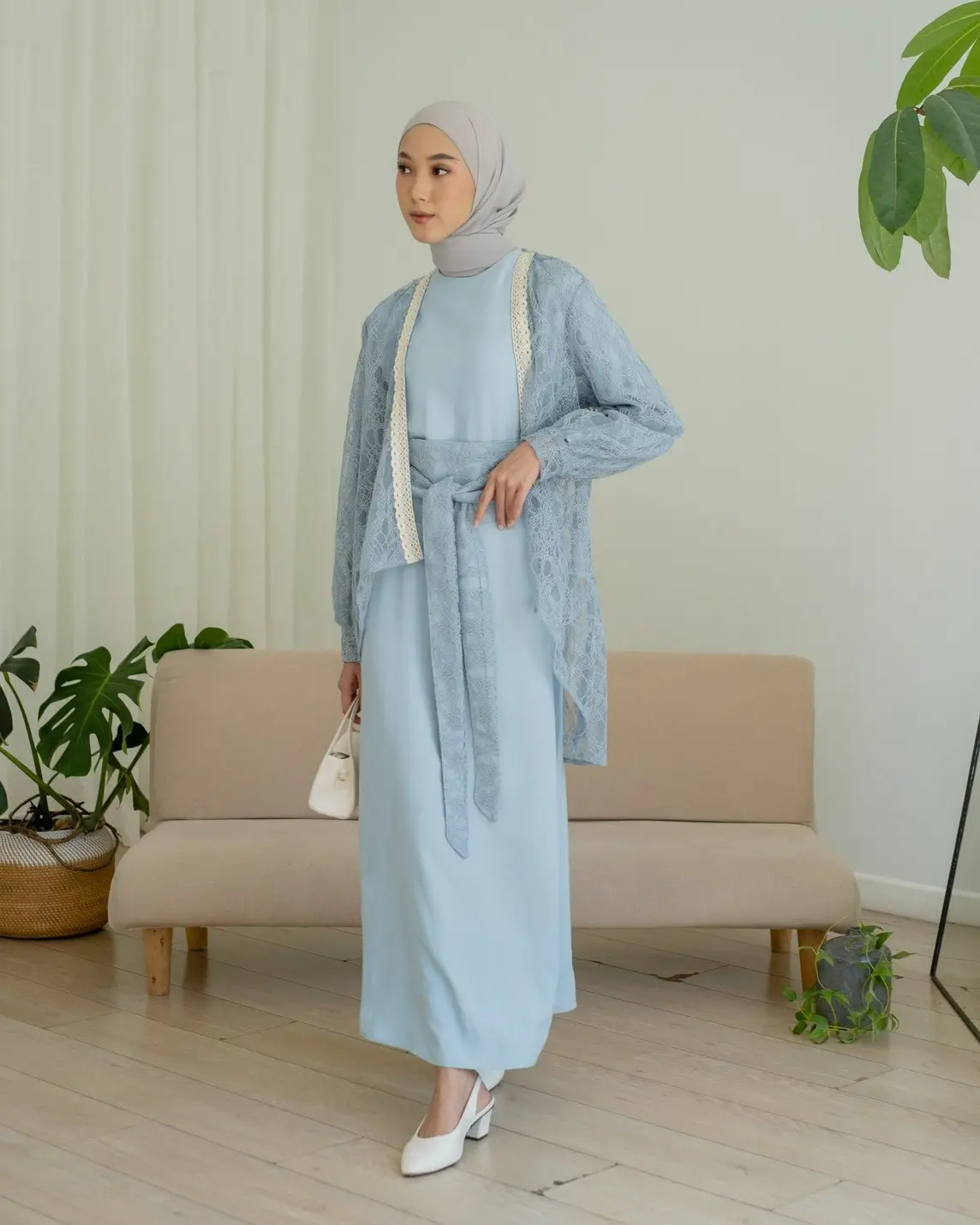 KAYLENA MAXI DRESS BLUE - Image 2