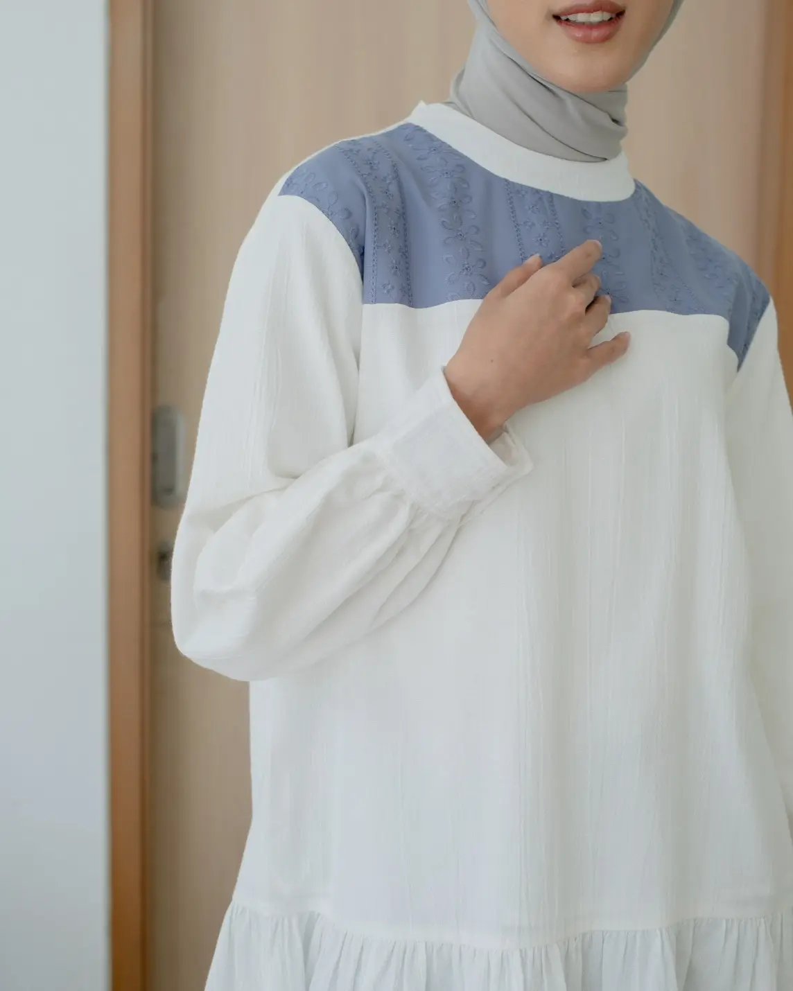 Maureen Tunic Blue Denim - Image 2