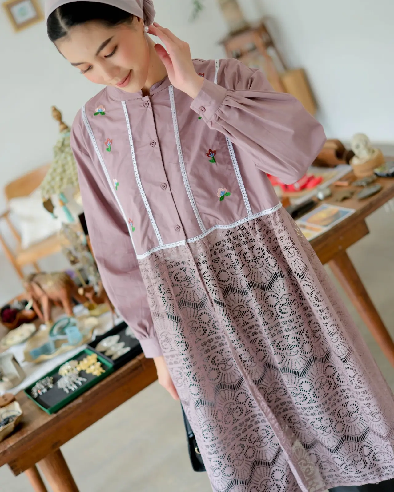 Morphila Tunic Mauve - Image 2