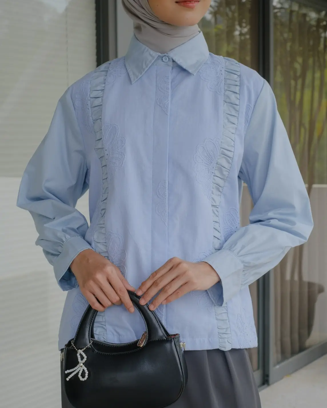 Noya Shirt Blue - Image 2