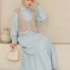 Shahila Maxi Dress Cream - Image 2