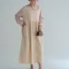 Thalia Maxi Dress CREAM - Image 2