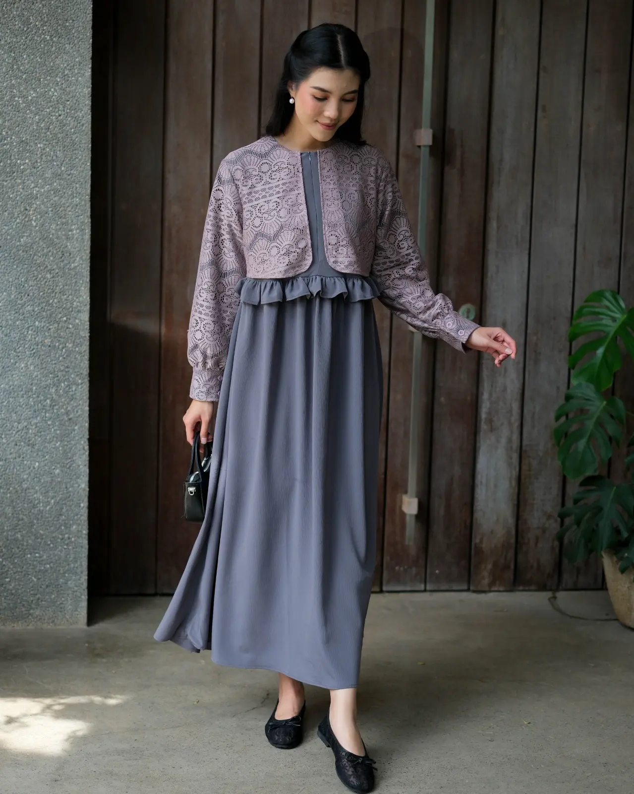 Tsabina Maxi Dress Mauve
