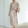 Menna Shirt Kode 20317 Khaki - Image 2