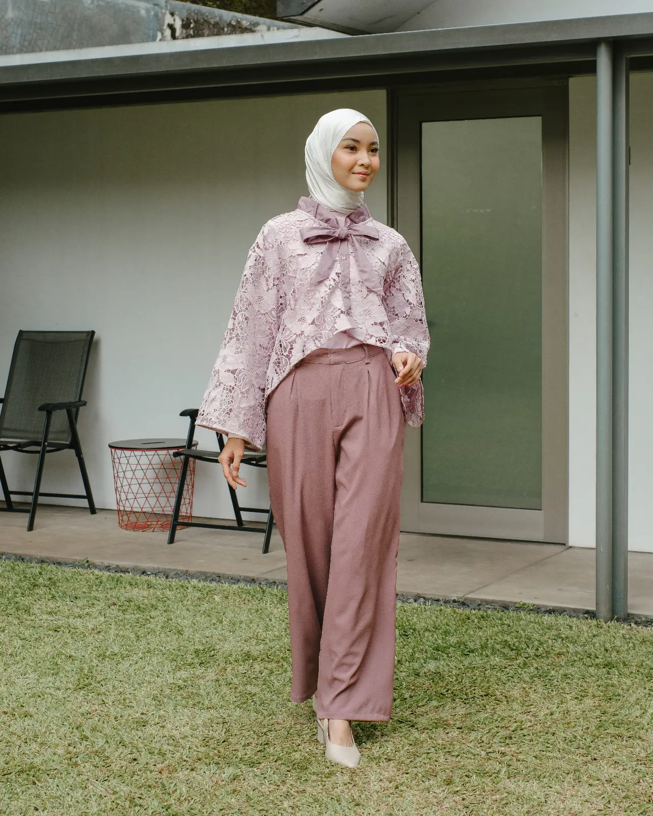 Menna Shirt Kode 20317 Mauve - Image 3