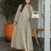 Zalwah Maxi Dress Kode 1407 Light Sage