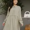 Zalwah Maxi Dress Kode 1407 Light Sage - Image 2