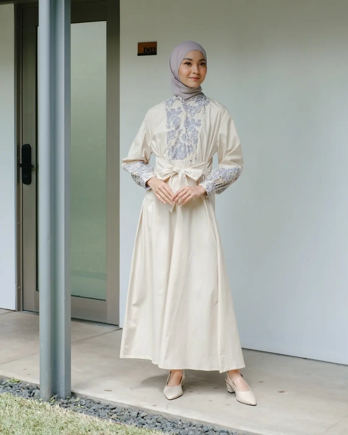 Haifa Maxi Dress Kode 80100 Cream