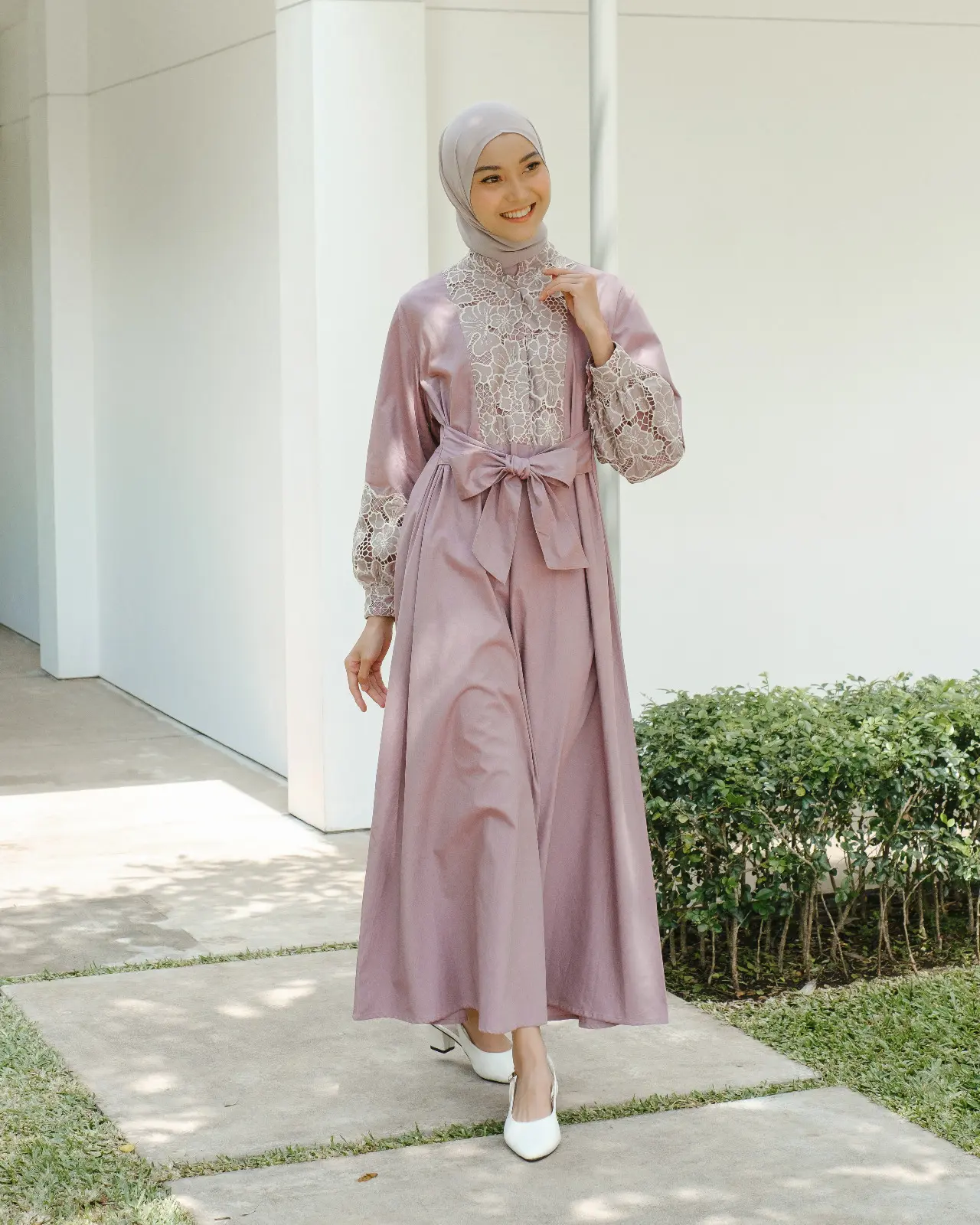 Haifa Maxi Dress Kode 80100 Mauve