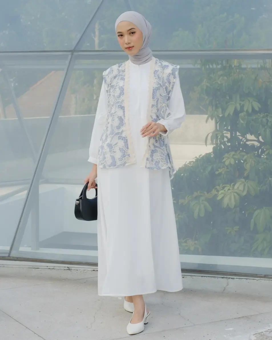 Denita Maxi Dress Kode 20321 Broken White - Image 2