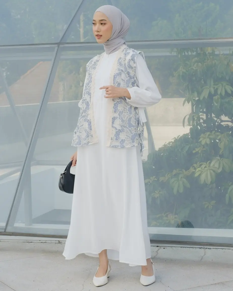 Denita Maxi Dress Kode 20321 Broken White