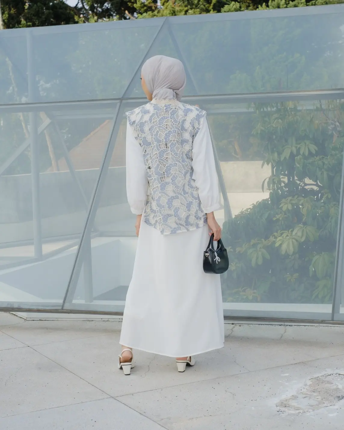 Denita Maxi Dress Kode 20321 Broken White - Image 3