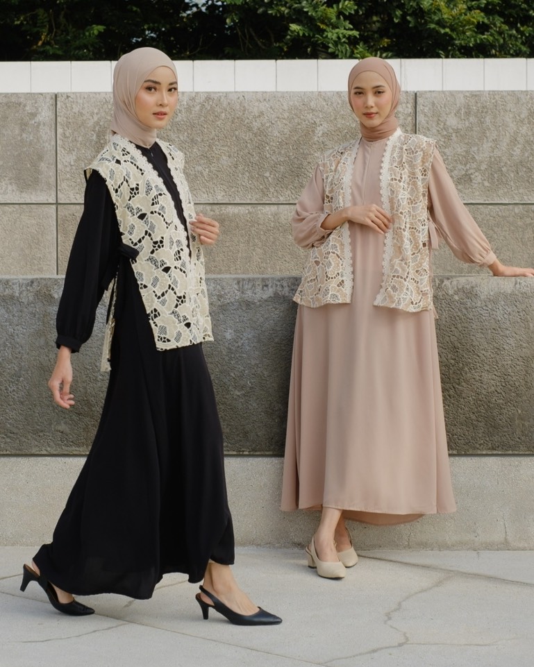 Denita Maxi Dress Kode 20321 Khaki - Image 5