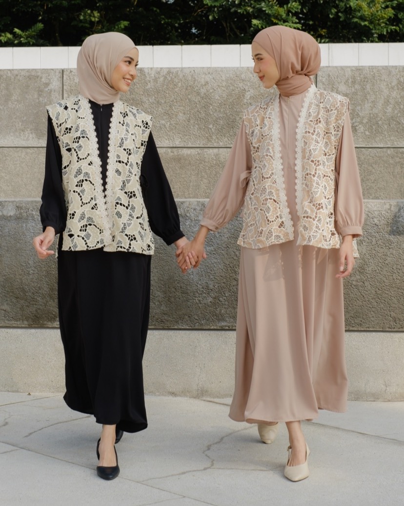 Denita Maxi Dress Kode 20321 Khaki - Image 4