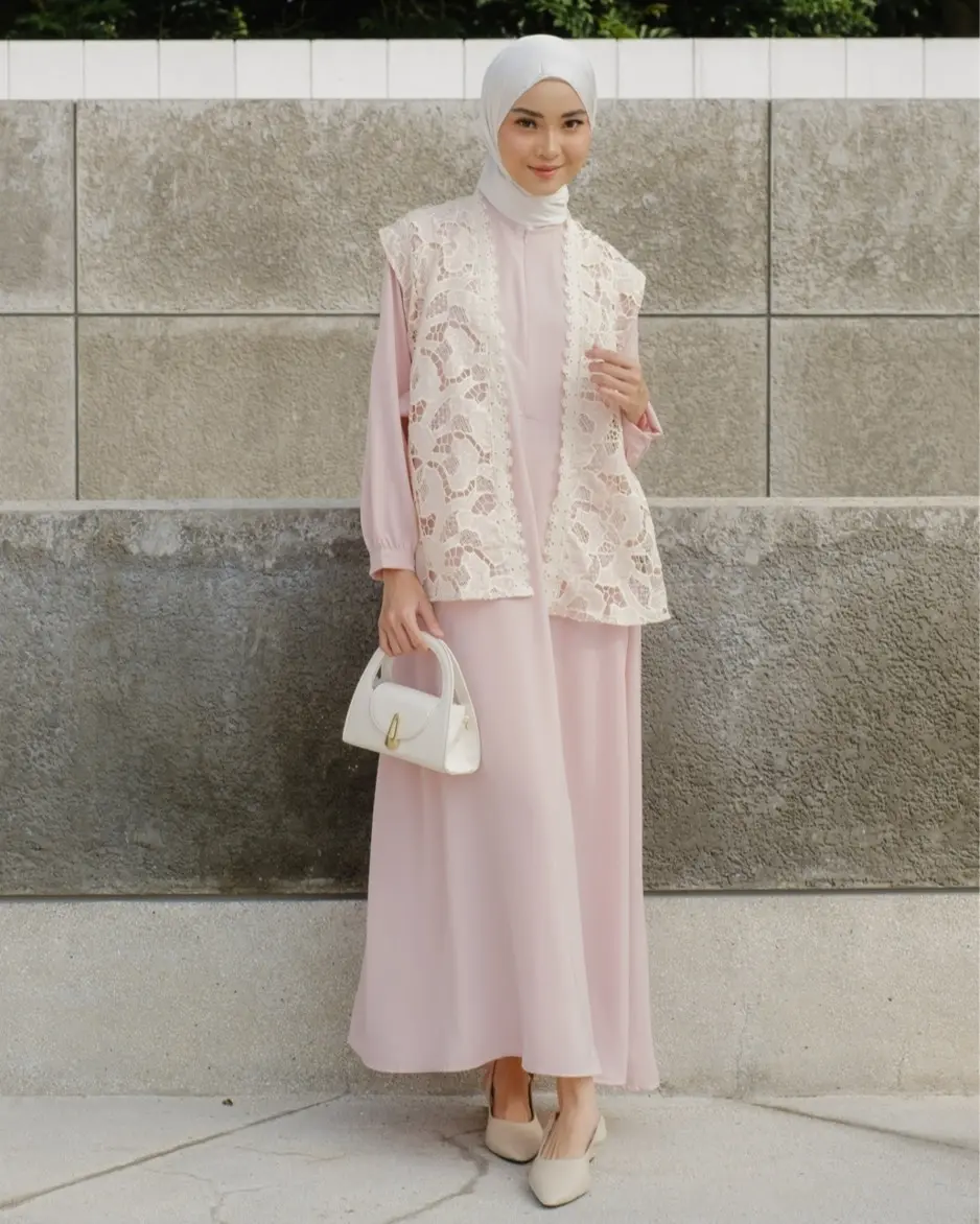 Denita Maxi Dress Kode 20321 Dusty Pink