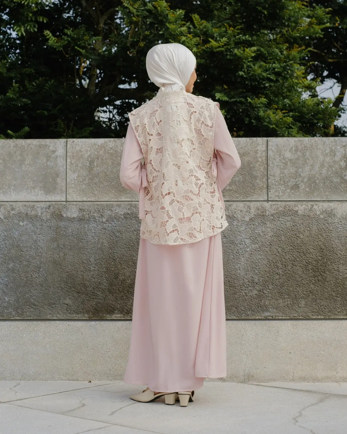 Denita Maxi Dress Kode 20321 Dusty Pink - Image 2