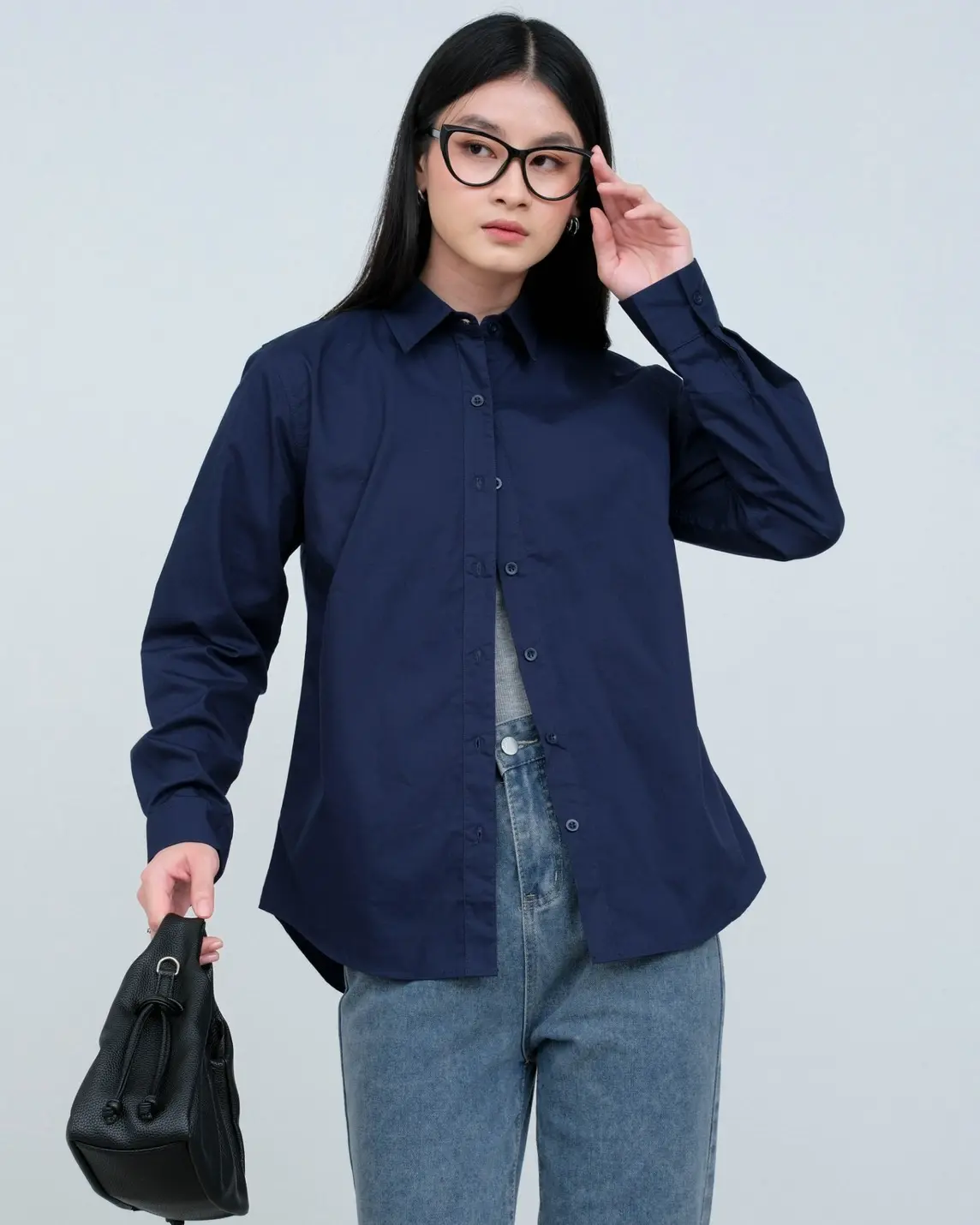 Hetvi Shirt Kode 4740 Navy