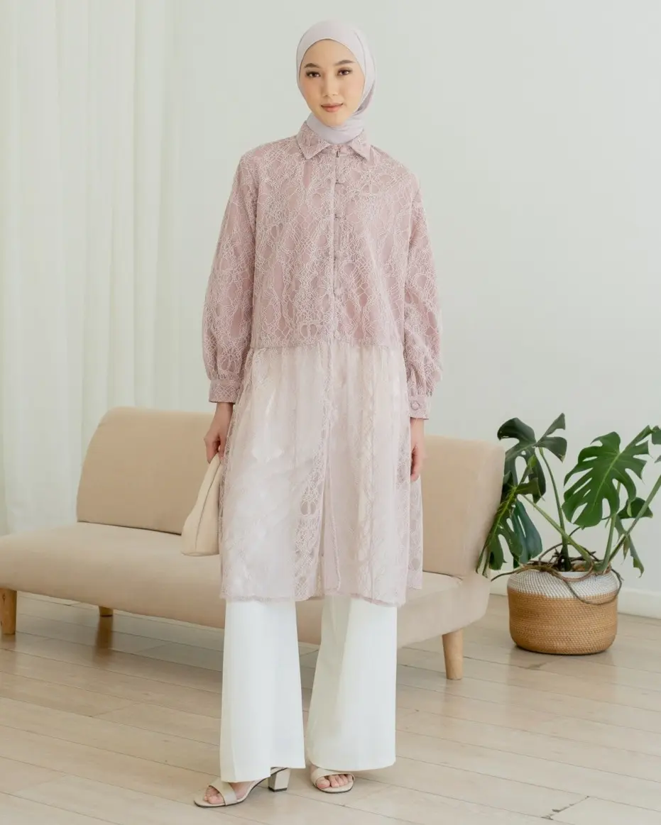 NAHRANI TUNIC DUSTY PINK - Image 2