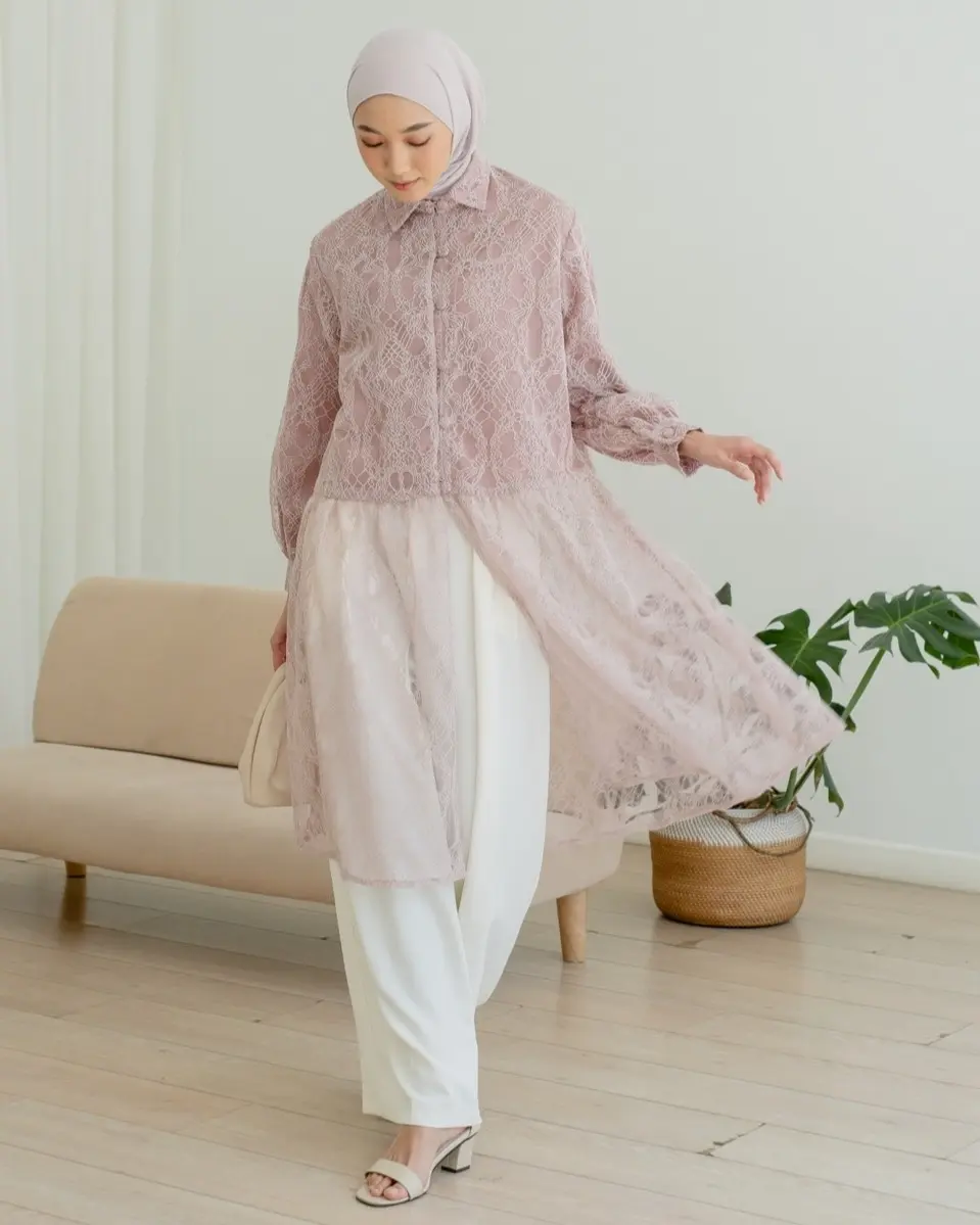 NAHRANI TUNIC DUSTY PINK