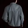 Allen Stripe Shirt Kode 20328 Misty Black - Image 3