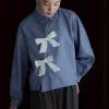 Allen Stripe Shirt Kode 20328 Blue Denim - Image 3