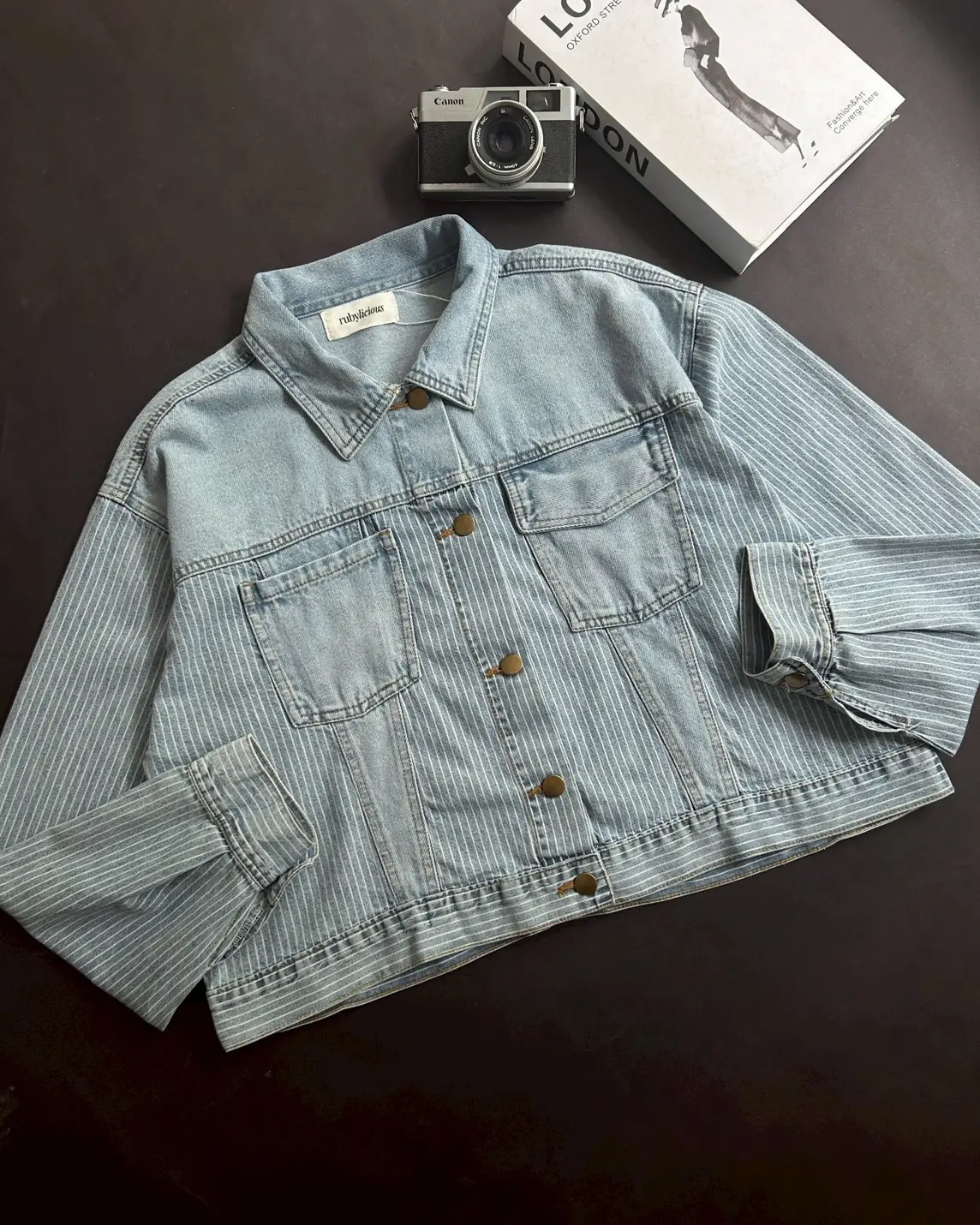 Berneta Denim Jacket Kode Pq1194 Light Blue
