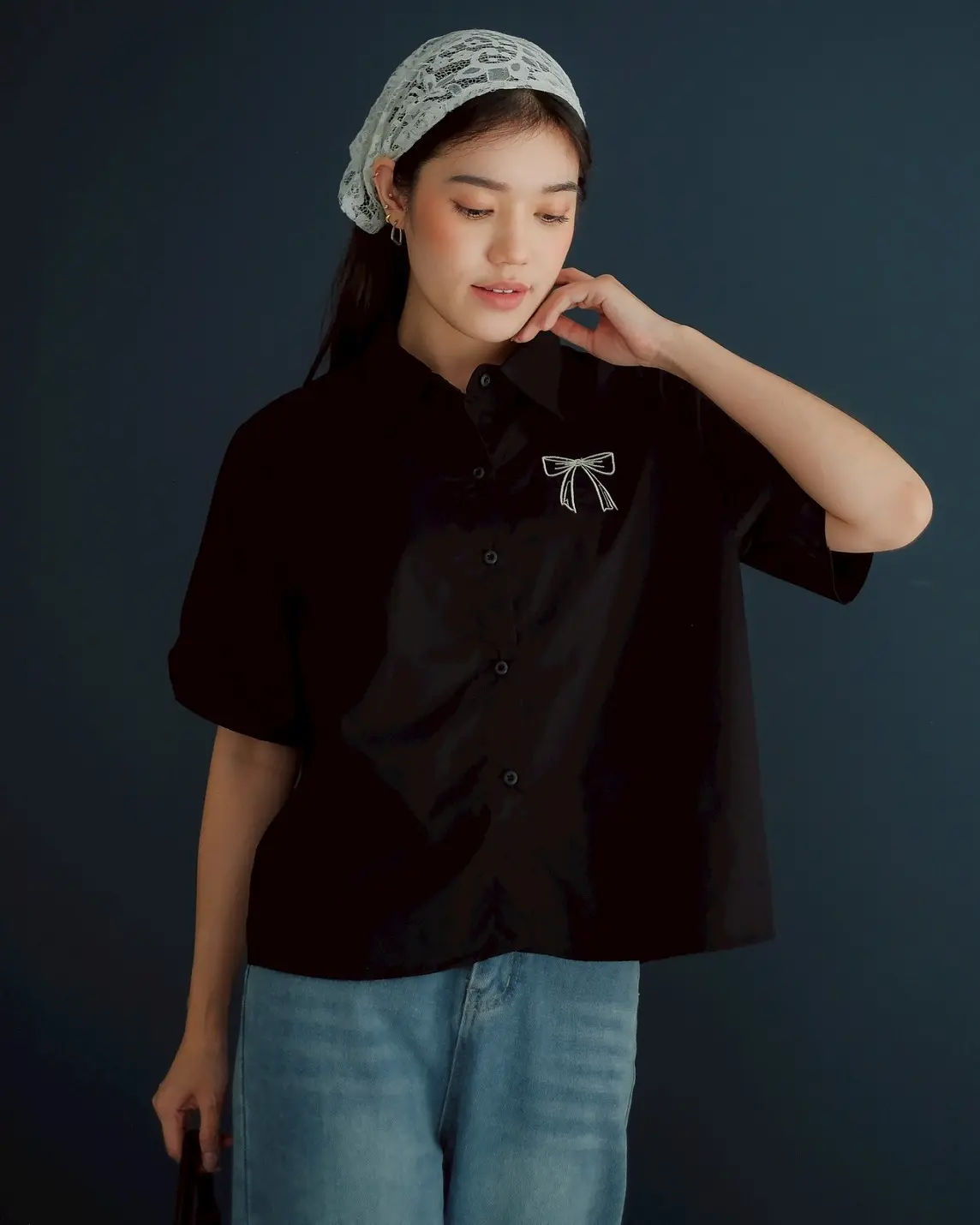 Alternative view of Brenda Shirt Black
