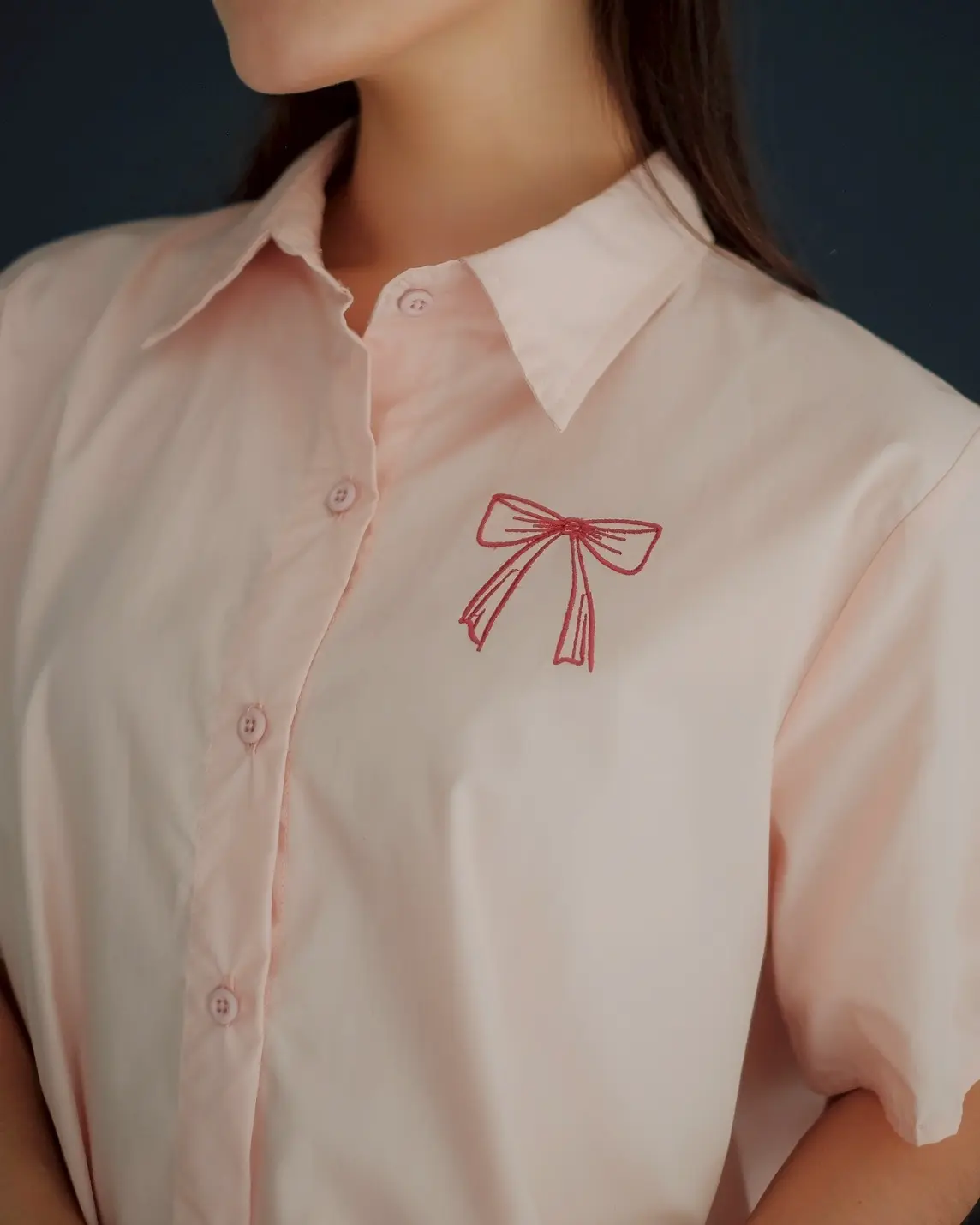Alternative view of Brenda Shirt Pink