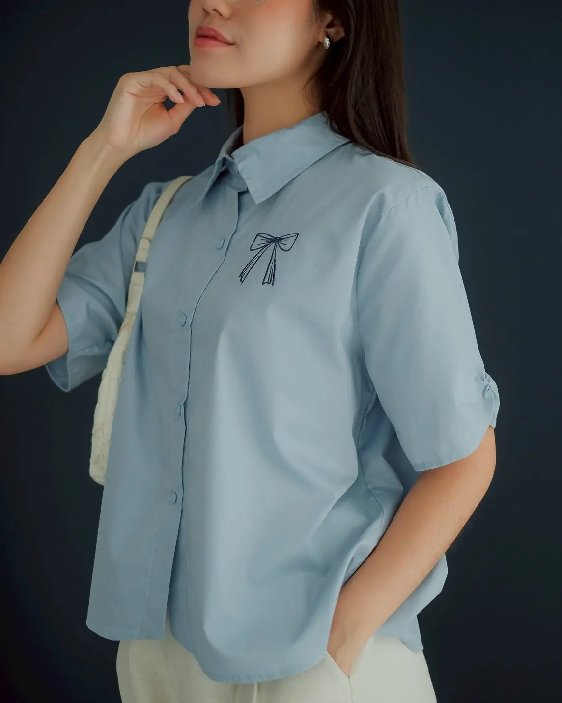 Alternative view of Brenda Shirt Blue